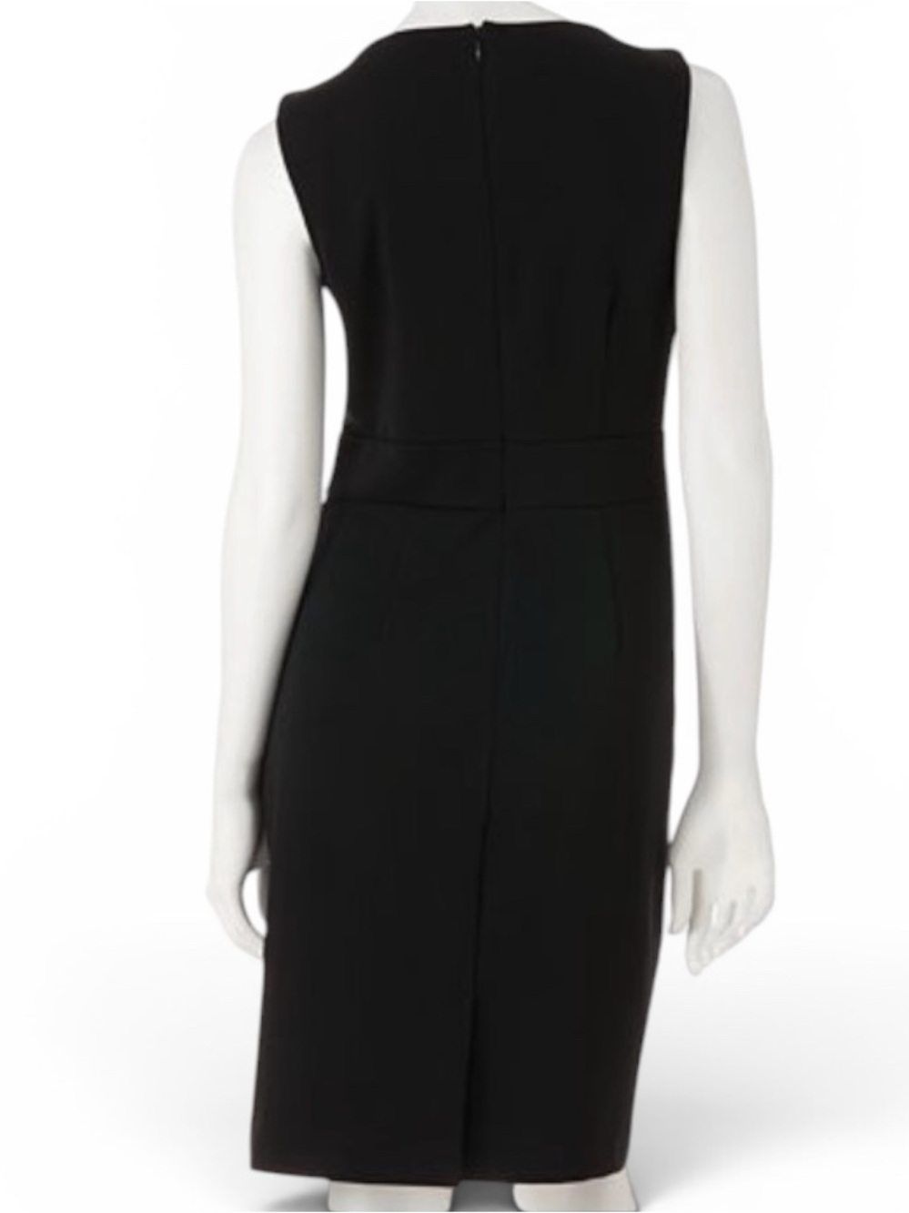 Apt. 9 Black Lace-Front Midi Sheath Dress - Size 14 - Picture 2 of 9